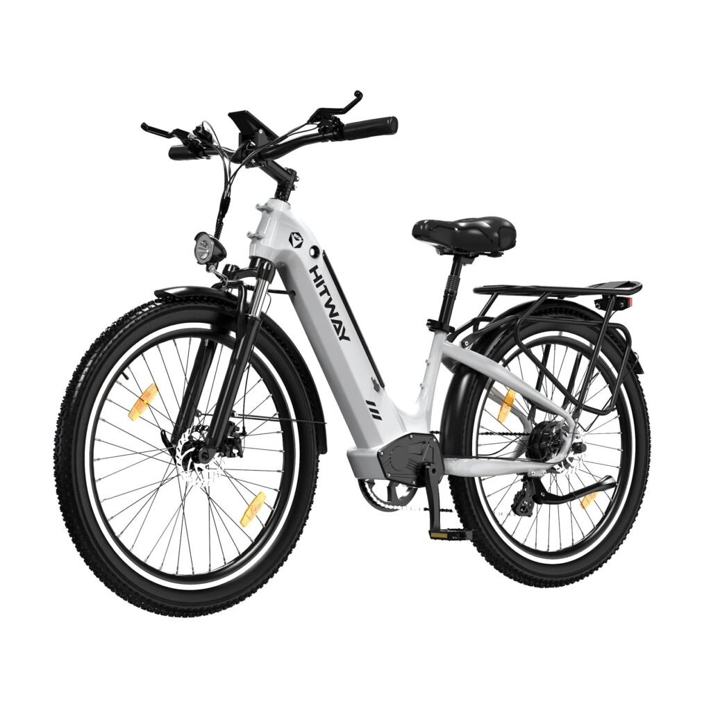 BK16 Elcykel (25 km/t) - Hvid