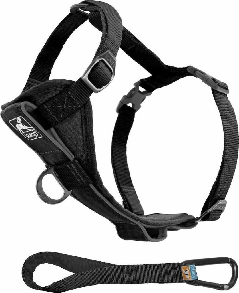 Kurgo -bil Sele Tru-fit Hundesele Med Rem Til Sikkerhedsele M 11-23 Kg Sort