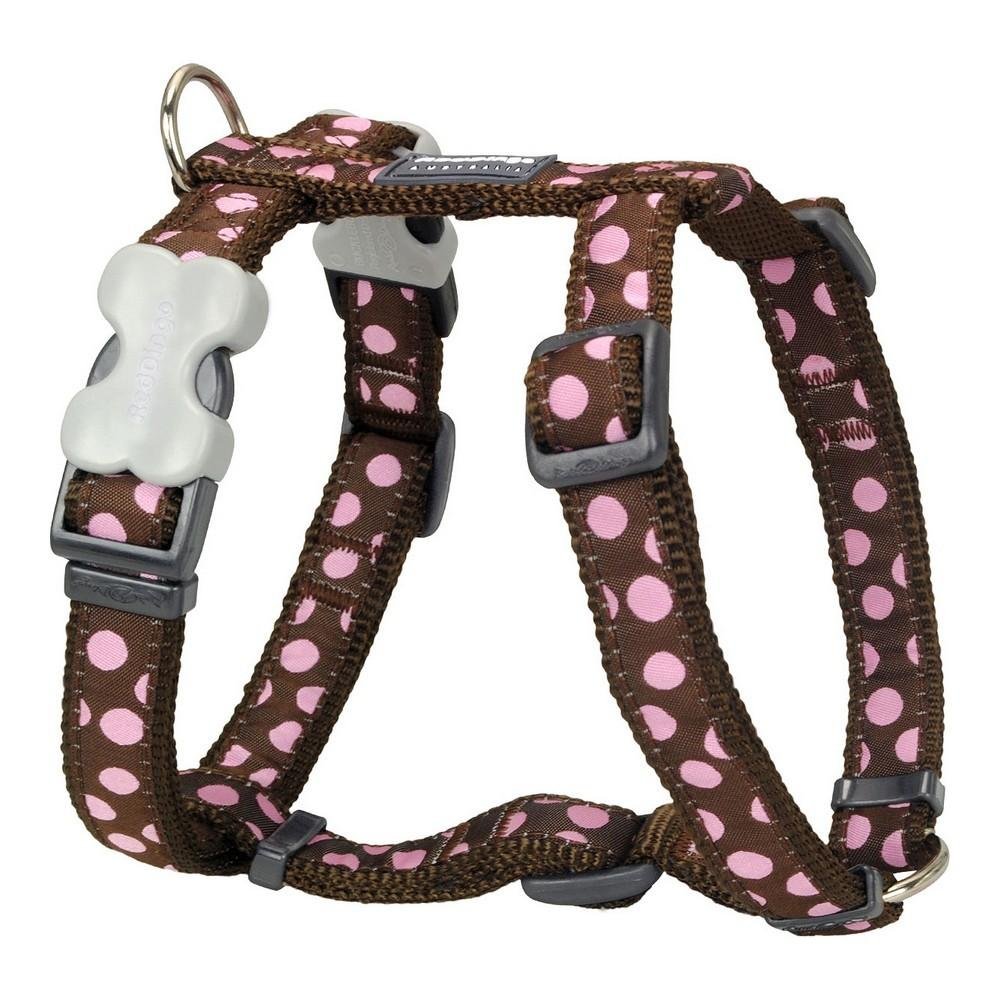 Red Dingo hundesele Style - Pink/Brun, Mol, 30-48 cm