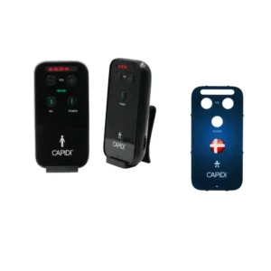 Babyalarm 2.0 inkl. front med dannebrog - Sort