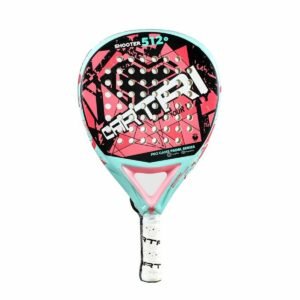 Cartri Shooter 512º padel bat - multifarvet/laksefarvet