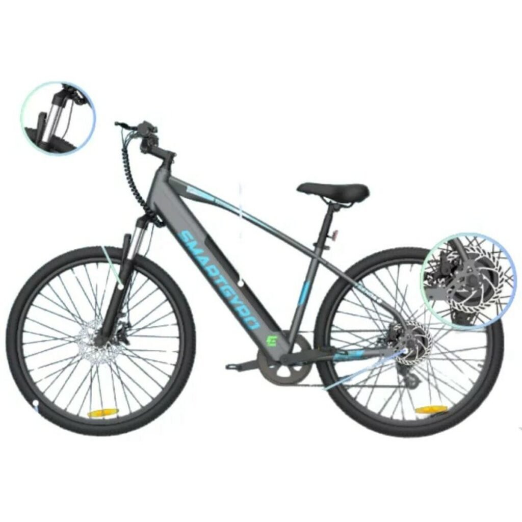 Elcykel Smartgyro SENDA 2 - 27,5" 350 W, sort, 10.000 mAh