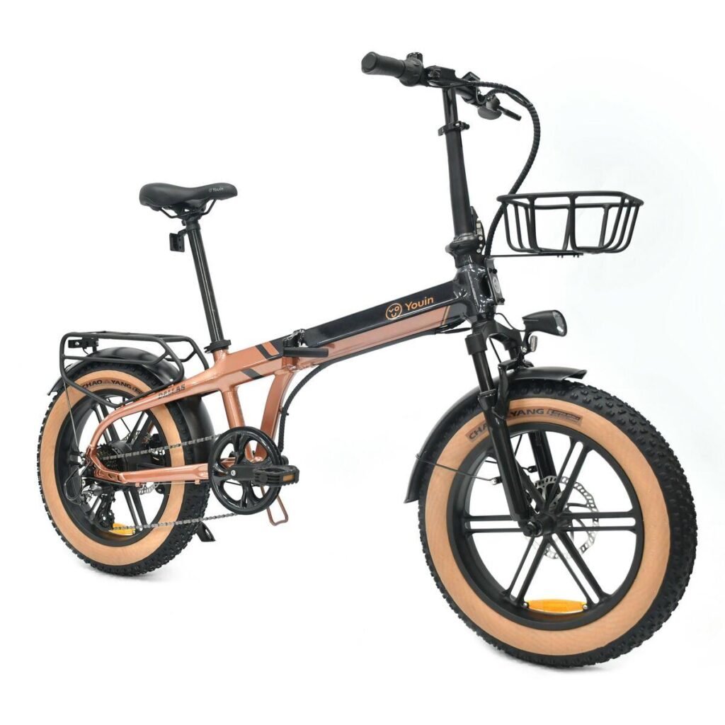 Youin BK1650 DALLAS elcykel 250 W 20" - Sort/Kaffe